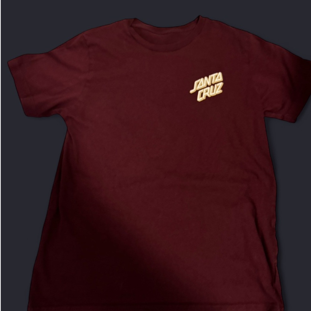 Santa Cruz Skateboards Kids Maroon T-Shirt